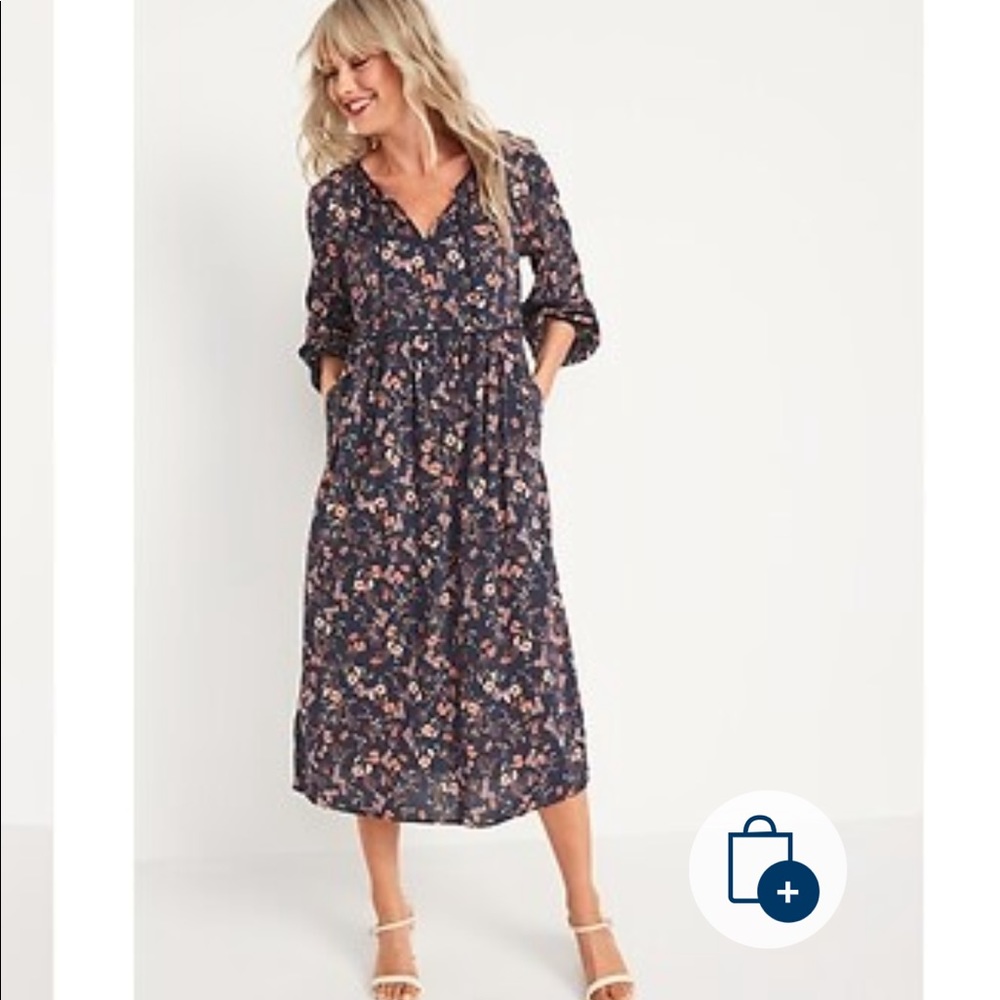 Puff-Sleeve Floral Mini Swing Dress for Women